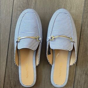 WORN ONCE Nautica slip on shoes. Size 6